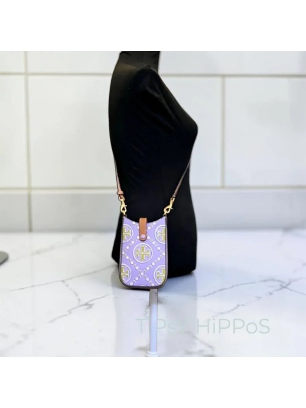 TORY BURCH PURPLE & GREEN EMBOSSED CROSSBODY ✺✺